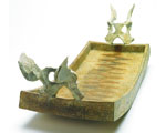 Bronze Guardian Vessel, 25 x 87cm